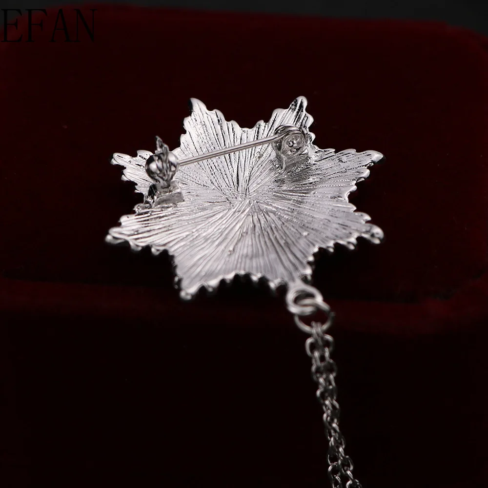 Мужская брошь в форме восьмиугольной короны золотистая/Серебристая с двумя