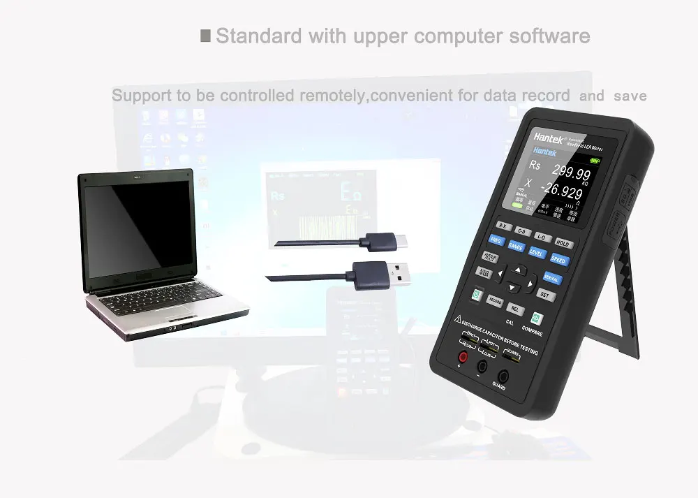 Цифровой Измеритель LCR Hantek1832C/Hantek1833C портативный ручной тестер индуктивность