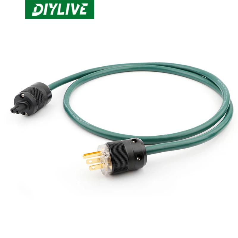 

DIYLIVE Hi-Fi standard gold plated XLO Pro PL-1500 Power Cable Power Filter Power Amp CD Bile Audio Fever Power Cable