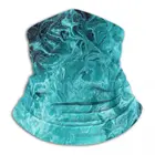 Волнистая Бирюзовая Балаклава маска шарф бандана для охоты женский палантин Балаклава с ушками