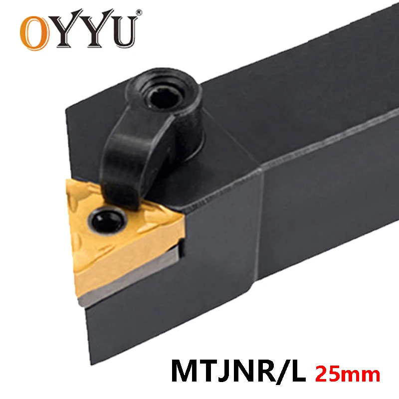 

OYYU MTJNR MTJNL 25mm MTJNR2525M22 MTJNL2525M22 MTJNR2525M16 MTJNL2525M16 Lathe Tool Holder Carbide Inserts use TNMG CNC