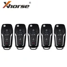 XHORSE XEFO01EN для Ford Стиль Флип супер пульт дистанционного управления 4 кнопки встроенный VVDI супер чип английская версия 5 шт.лот