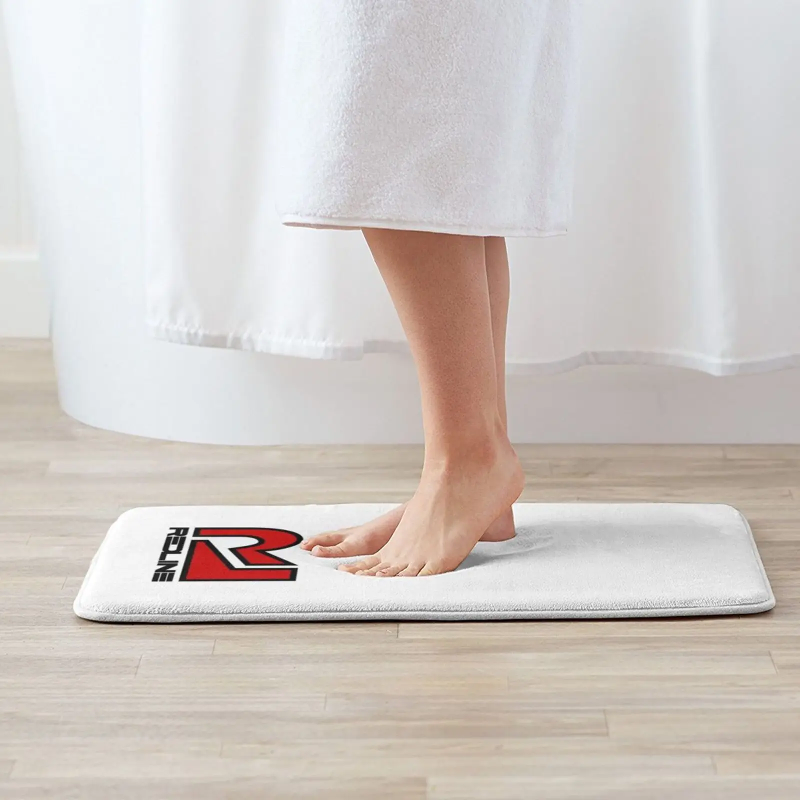 Коврик Rdlnorgnl мягкий красная линия для езды на велосипеде и фристайл