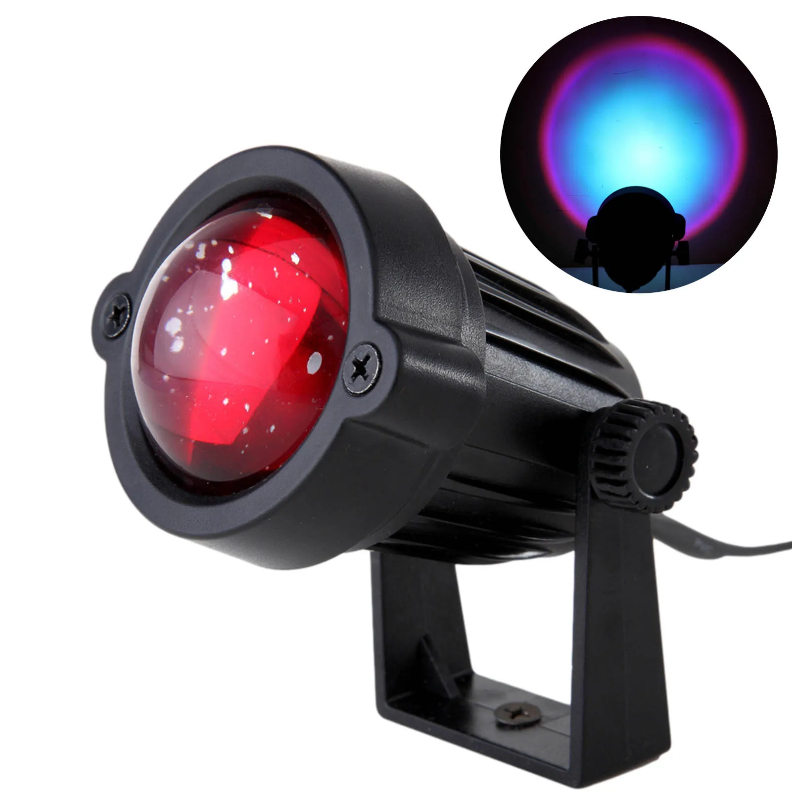 

Sunset Projection Led Light 90 Degrees Rotation Floor Atmosphere Light Home Coffee Shop Background Wall Decoration