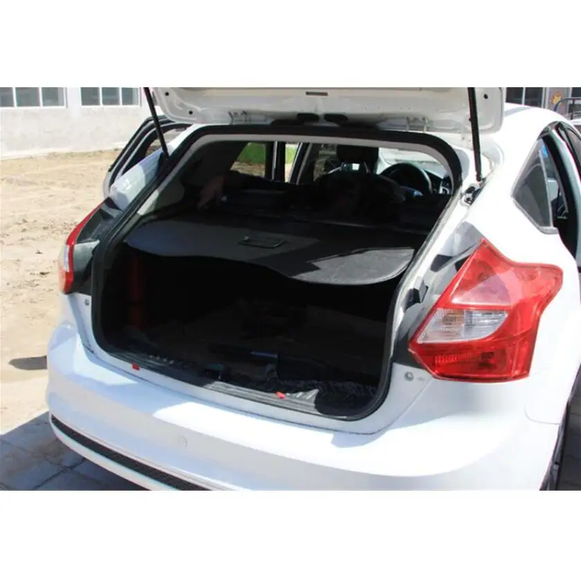 

Rear Trunk Cargo Cover Security Shield For Ford Focus Hatchback 2011 2012 13 14 2015 2016 2017 2018 High Qualit Auto Accessories