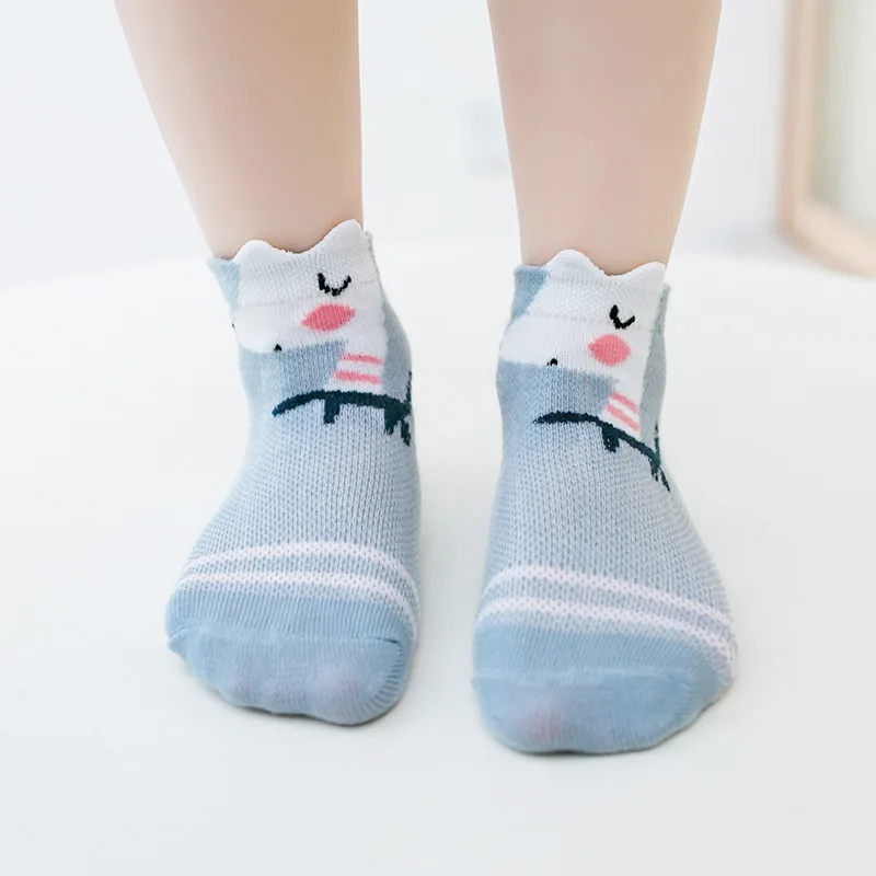 5 pares/lote de calcetines para beb&eacute; y ni&ntilde;os de 0 a 2 a&ntilde;os, calcetines de malla de algod&oacute;n para ni&ntilde;a, calzas para reci&eacute;n nacidos y ni&ntilde;o peque&ntilde;o, accesorios para ropa de beb&eacute;-2