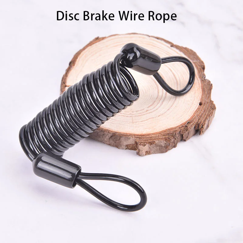 

Anti Theft Bike Brake Disc Lock For MTB Bicycle Motorcycle Electric Scooter Wheels Moto Security Safety Spring Rope Steel Wire