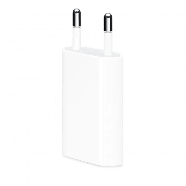 Сетевое зарядное устройство e2e4 Power Adapter 1USB 1A белый OT MD813ZM WH|Зарядные устройства для