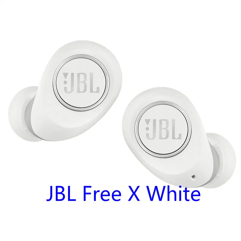 JBL Free X White JBL Free X настоящие беспроводные наушники дистанционный микрофон Fone De Ouvido Jbl оригинальные наушники Bluetooth Bass Para Celular наушники гарнитура - Цвет: JBL Free X White
