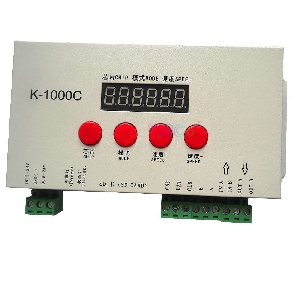 Лампа-контроллер светодиодной лампы K1000C WS2812B WS2811 APA102 T1000S WS2813 2048 пикселей | Лампы и