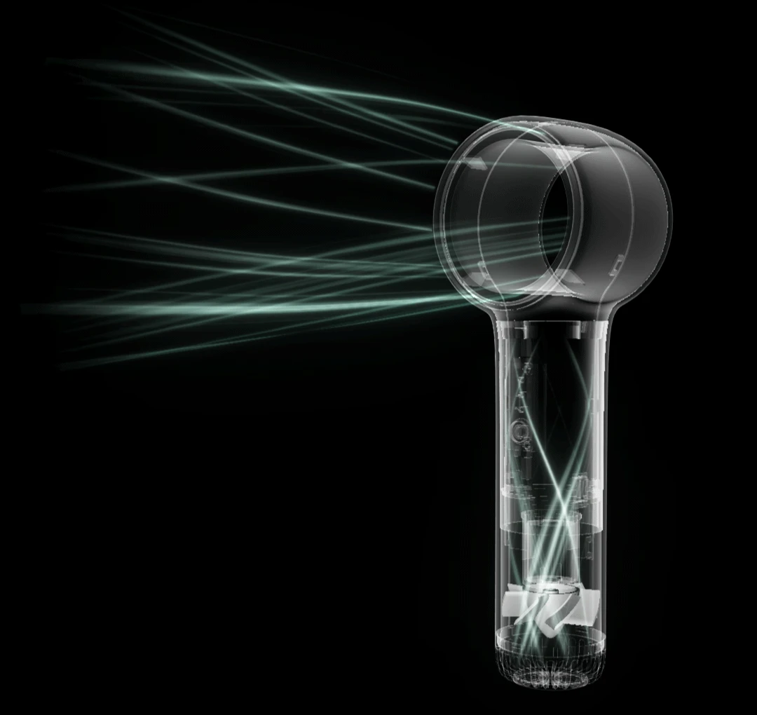 

USB Charging Mini Portable Leafless Fan Safe Strong Wind Leafless Portable Leafless Fan