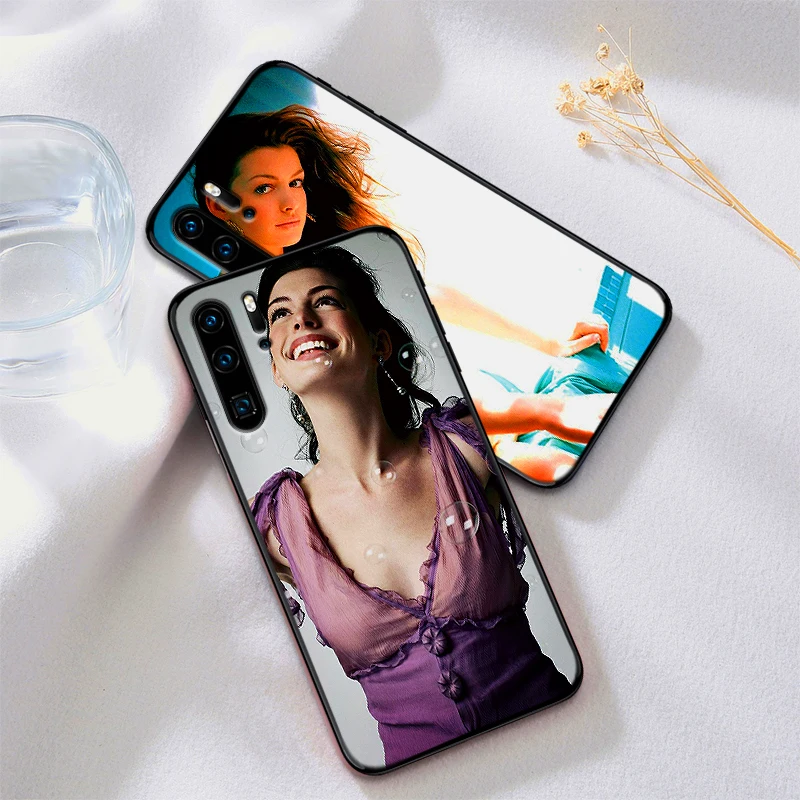 Энн Хэтэуэй Мягкий силиконовый чехол Чехол для мобильного телефона huawei P30 Lite Pro P