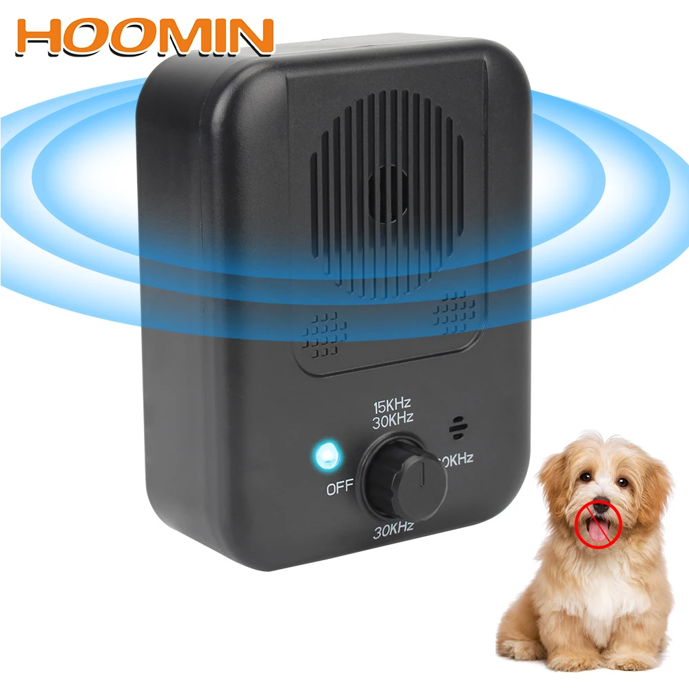 

HOOMIN Outdoor Dog Repeller Rechargeable Ultrasonic Bark Suppressor Pet Dog Repeller Anti-Barking Device Pet supplies Anti-Noise