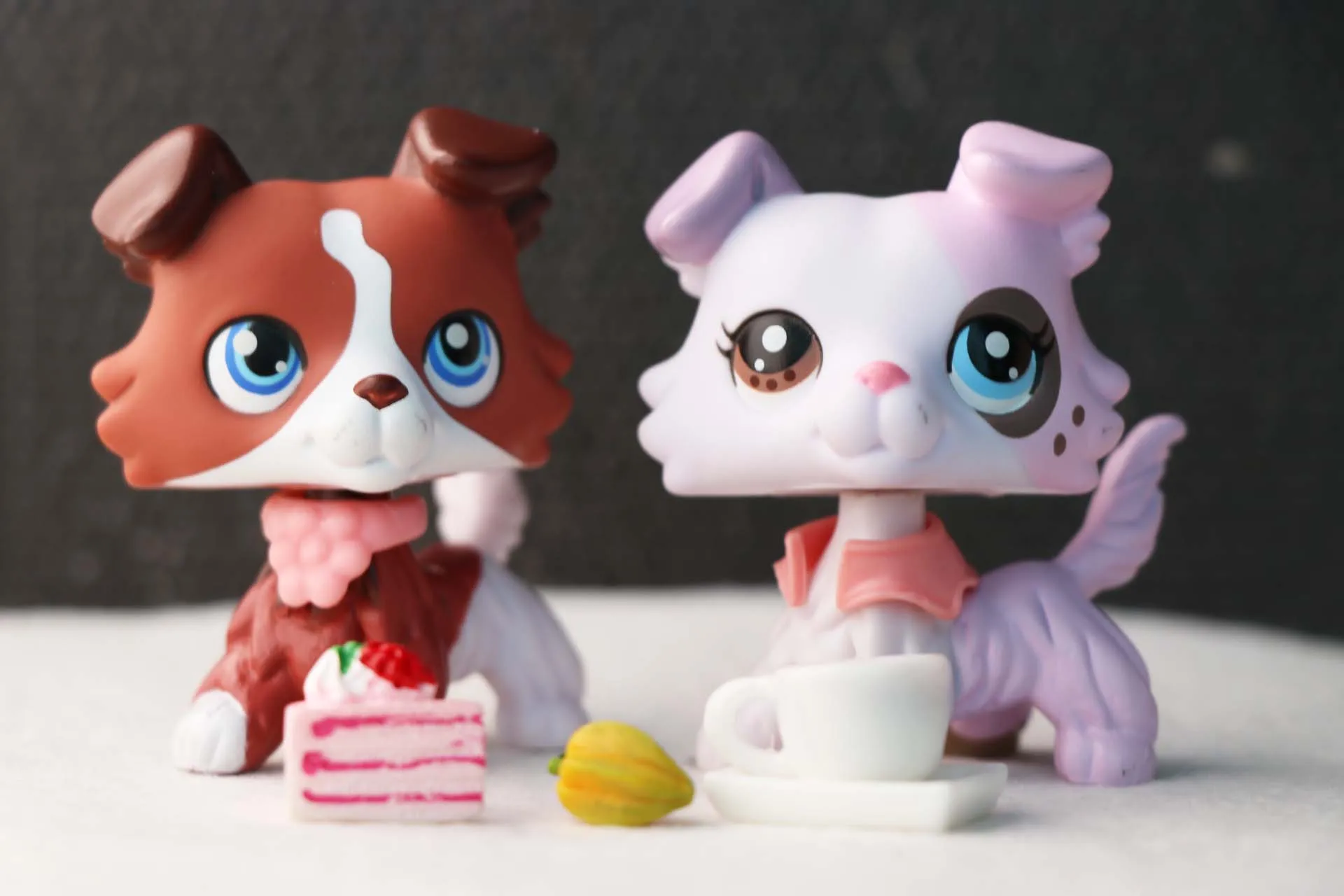 Кофейный колли и ваниль на заказ 2 шт. персонализированных редких фигурок одуб с 6