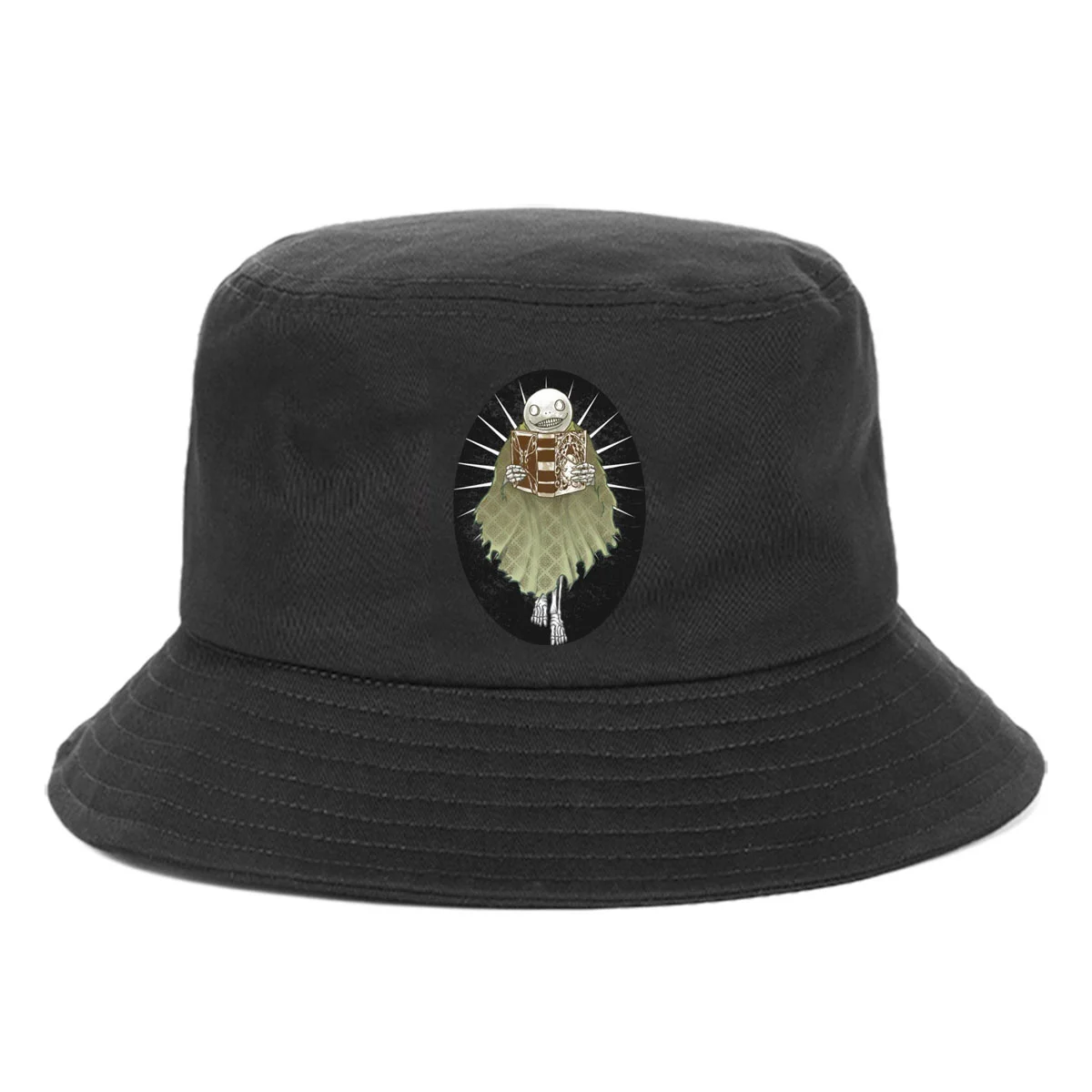 

Anime Game NieRAutomata Cartoon Bucket Hat teenager Outdoor Fisherman Hats Summer Hip Hop Cap unisex Streetwear Chapeau Cats