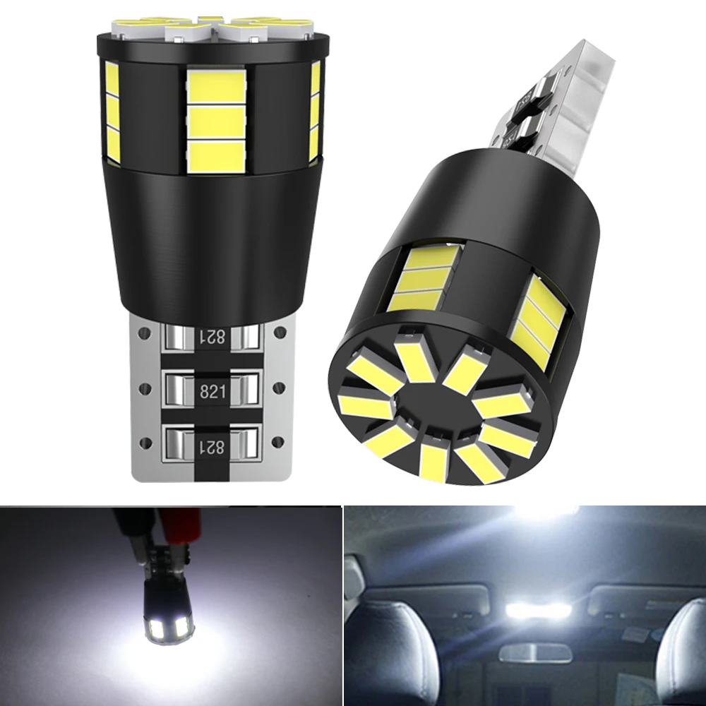 2x T10 W5W водить автомобиль Подсветка салона для Peugeot 407 206 307 207 308 3008 2008 406 208 508 301 408 306 106