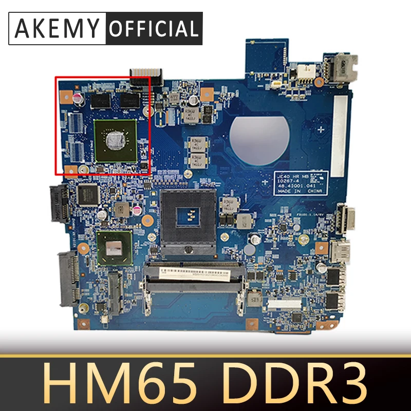 

Akemy for ACER 4750 4752 4755 4352 Laptop motherboard JE40 HR MB 10267-4 48.41Q01.041 PGA989 HM65 DDR3 Test OK Mainboard