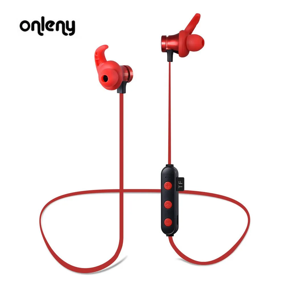 Спортивные Беспроводные bluetooth наушники с магнитным притяжением гарнитура для