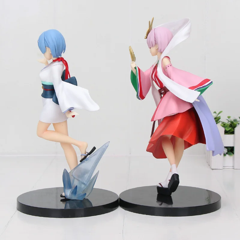 Экшн фигурка аниме Re Life In A Different World From Zero Ramu Nightingale Yuki Onna ПВХ Коллекционная модель