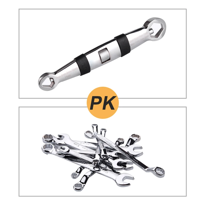 Универсальный ключ дюймовый стандарт 23 в 1 для шлица звездочка Набор торцевых