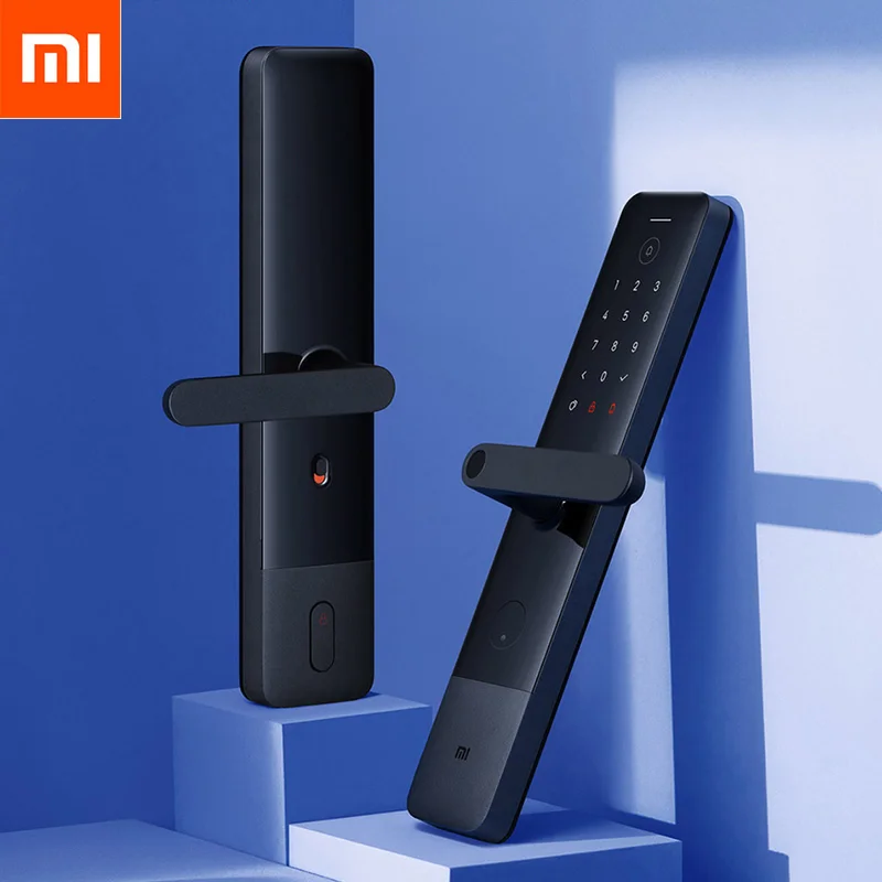 Новый Умный дверной замок Xiaomi Mijia E со сканером отпечатков пальцев Bluetooth