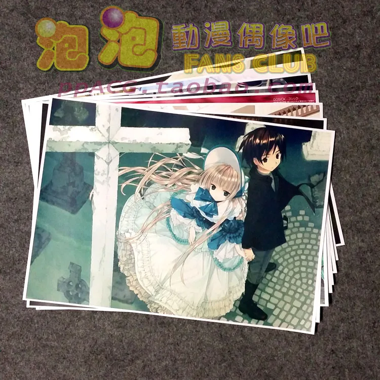 

8Pcs/1lot Anime GOSICK Picture Posters Figures Poster 42x29cm for Wall Home Decoration Collection Gift