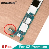 5pcslot on motherboard charger port charging dock flex cable fpc connector plug for sony xperia xz premium g8142 g8141 xzp