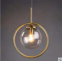 nordic pendent lamp modern minimalist bedroom bedside bar restaurant single head glass chandelier