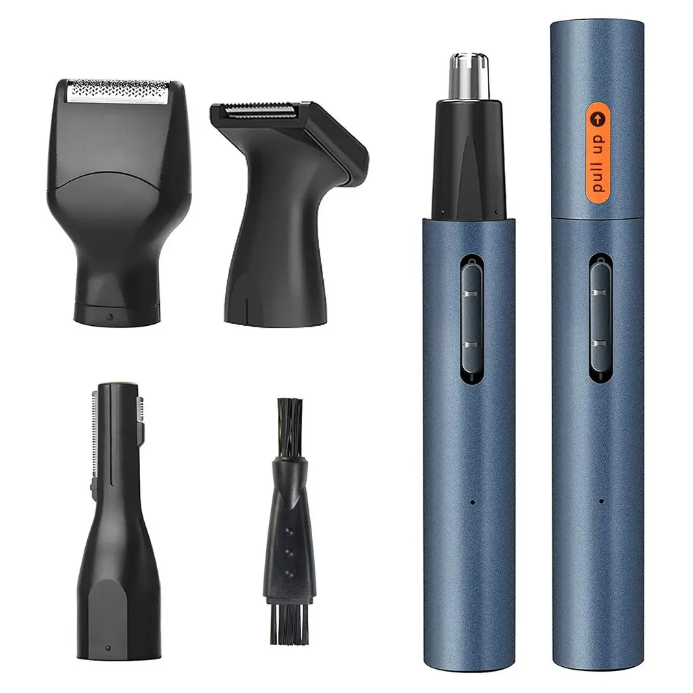 

Электрический триммер для волос в носу, полностью металлический алюминиевый корпус, перезаряжаемый триммер для волос в носу, триммер для во...