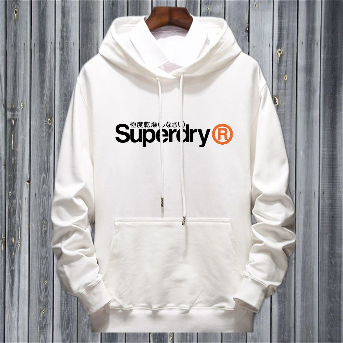 

Superdryer Fashion Men/women Hoodie Spring Autumn Pullovers Sweatshirts Solid Color