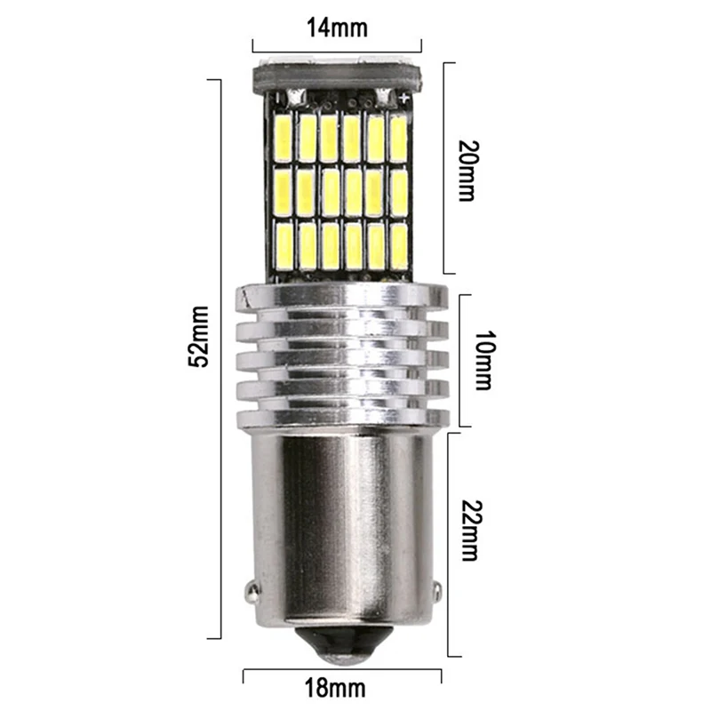 4014 45-smd Led 12v 24 V 1156 Ba15s автомобильная лампа сигнальная Поворотная задний