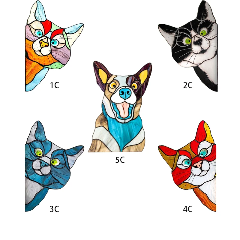

Home Animal stickers wall window car glass decoration stickers home glass decoration stickers for window