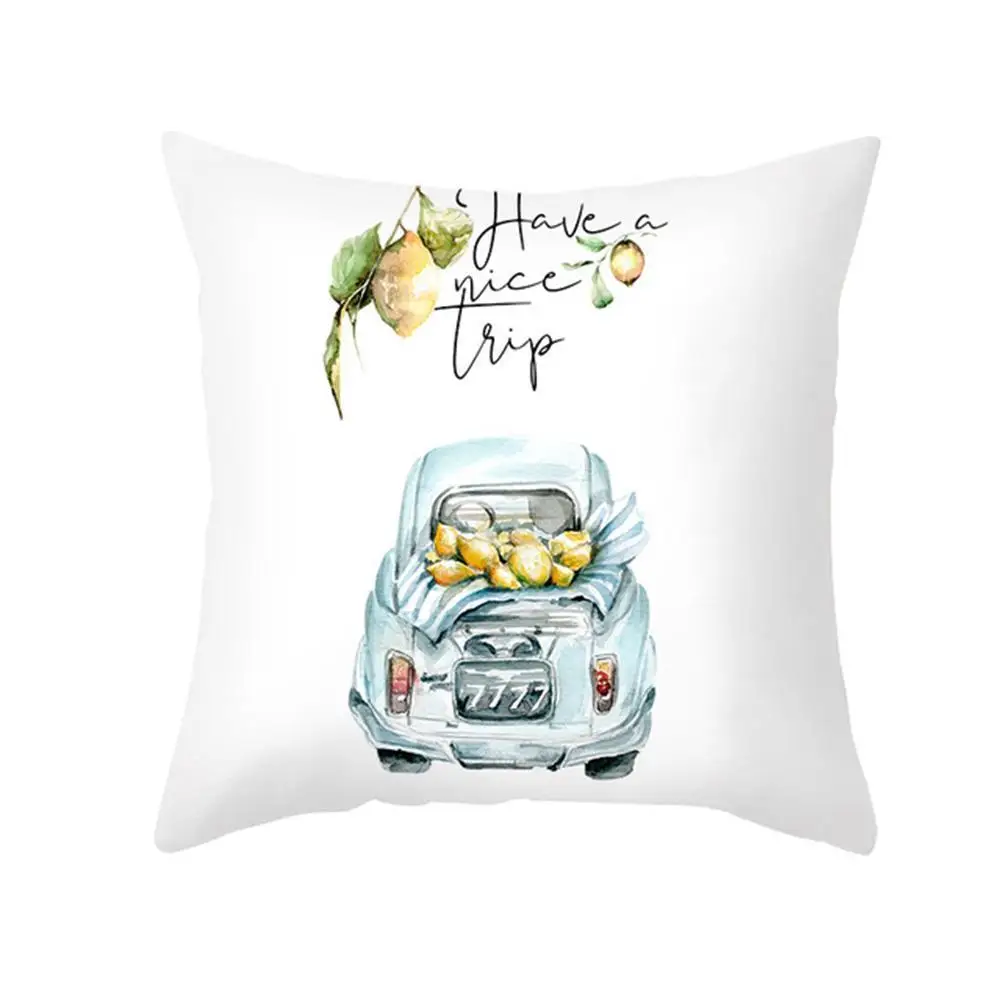 45*45 см домашний Подушка Чехол летняя с рисунком лимона диван кресло Товары