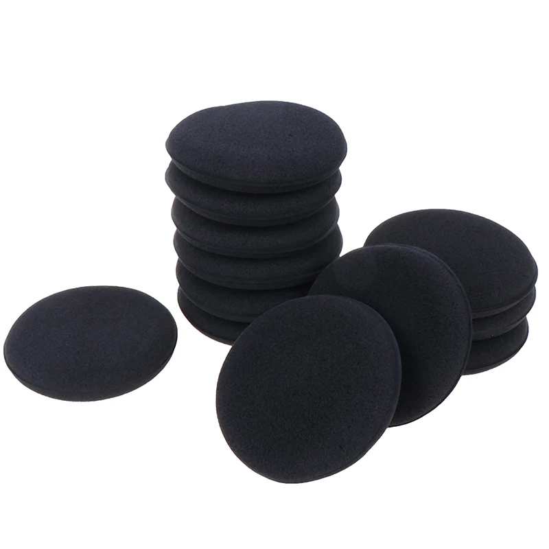 

Hot sale 12pcs High Density Foam Sponge Auto Detailing Applicator Pad Best For Waxing and Polishing