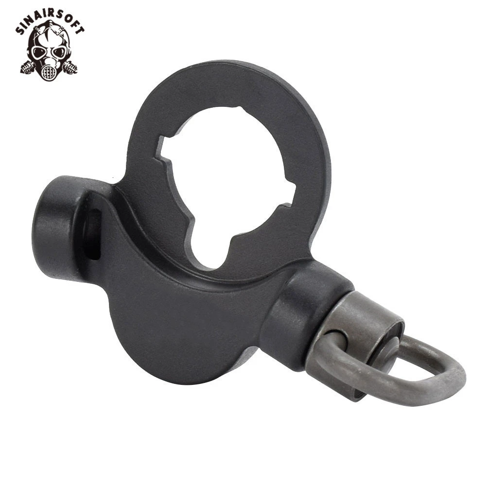 

Full Metal Two-Sided Attachment QD Sling Swivel Dual Side End Plate Flexible Mount Push Botton Adapter Fit AEG M4 M16 Airsoft