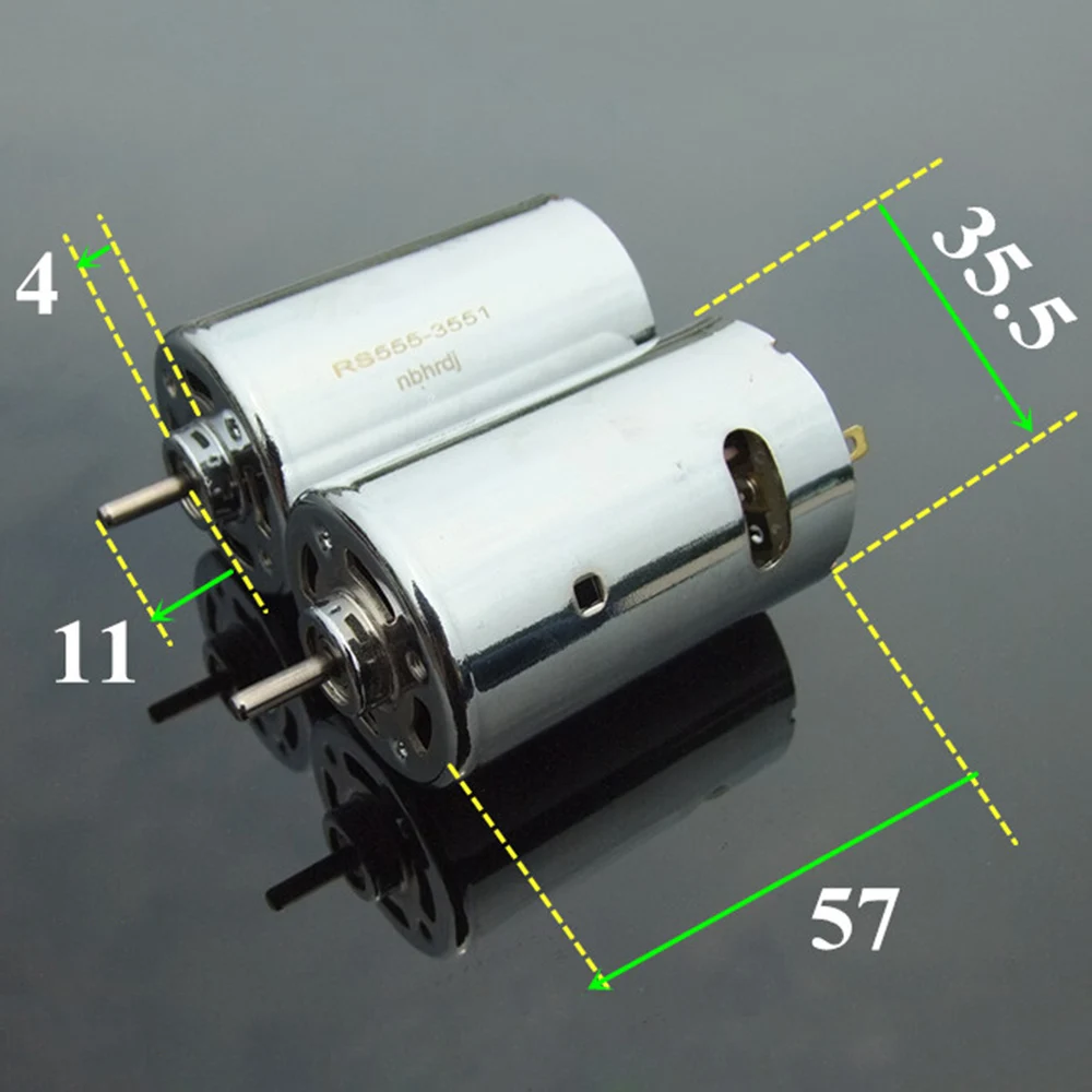 Электродрель с двойным магнитным шарикоподшипником RS555-3551-24 в пост. Тока |