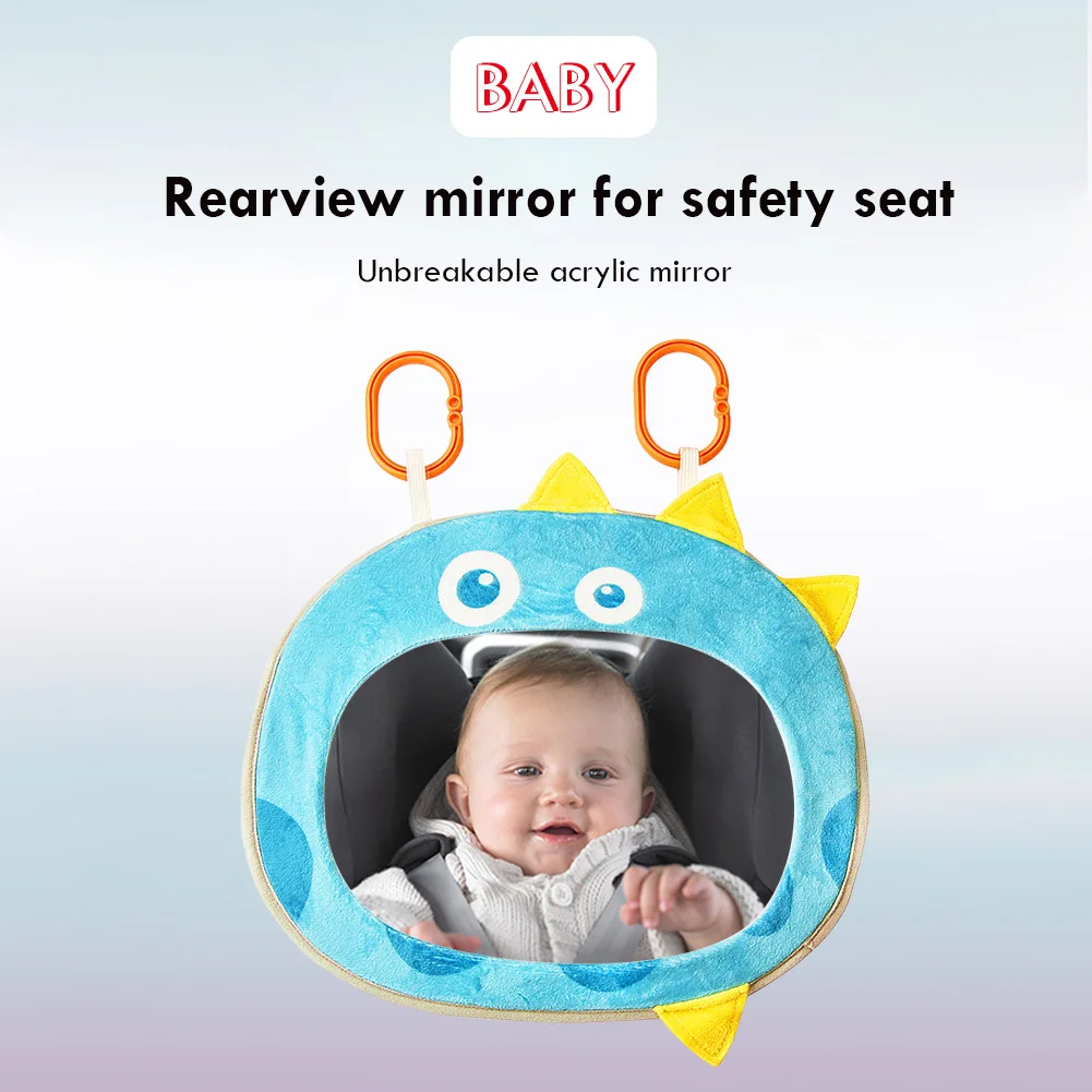 Espejo retrovisor de seguridad para coche, espejo para asiento trasero de beb&eacute;, cuidado infantil, miroir, voiture, b&eacute;b&eacute;-4
