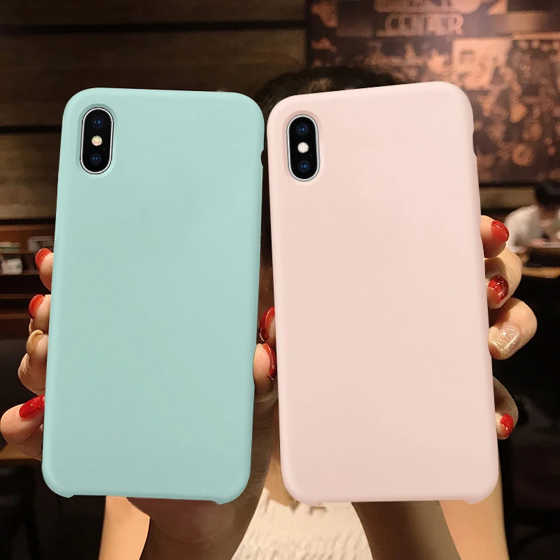 Роскошный официальный силиконовый чехол для телефона с логотипом для Apple iPhone 7 8 6 s 6S Plus чехол для iPhone XR X XS 11 Pro Max получехол iPhone 6Plus 6sPlus 7Plus 8Plus XSMAX 11ProMax 11Pro LOGO