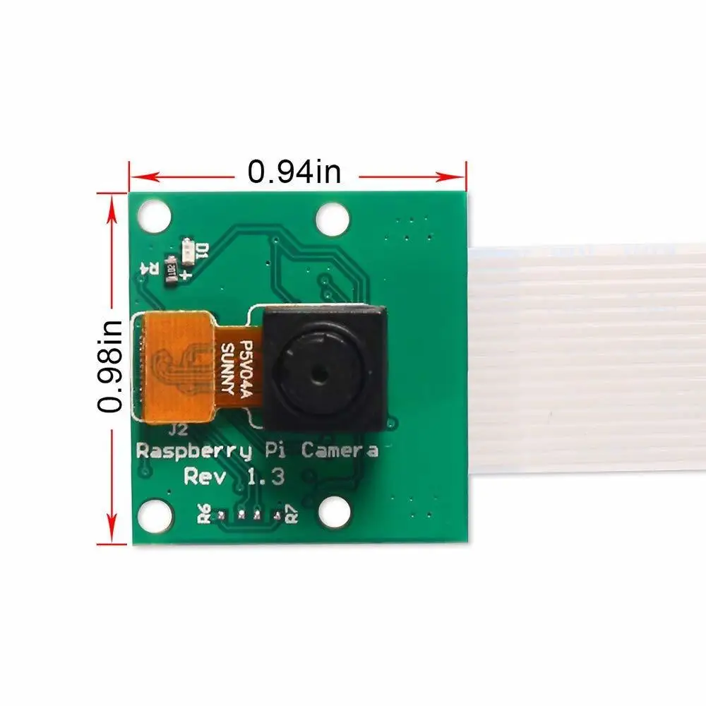 Для камеры Raspberry Pi 4 1080p 720p Модуль для pi 4B 5 Мп веб-камера фото + кабель | Электронные