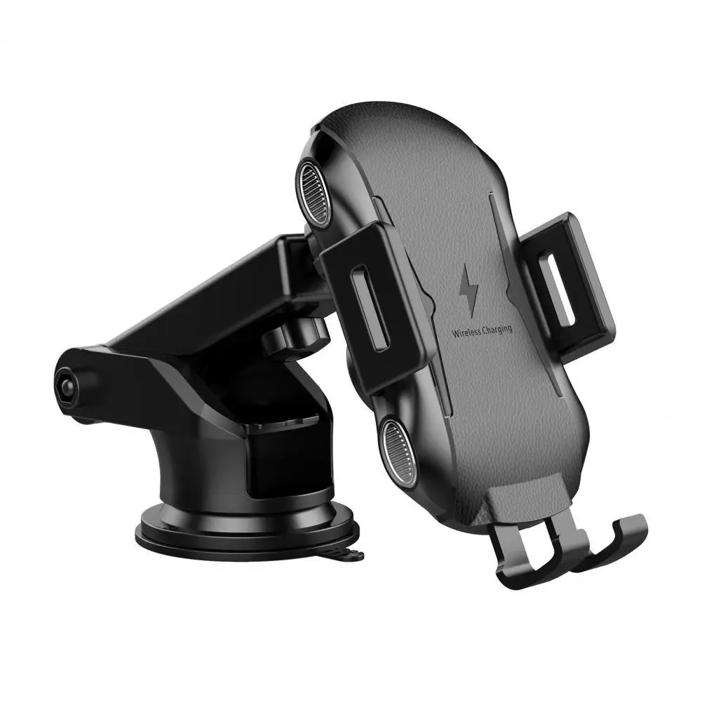 

50% Hot Sales!!! 5Pcs/Set 15w 10w 7.5w Charger with Suction Cup Holder Auto-sensing ABS Car Wireless Charger for Phone
