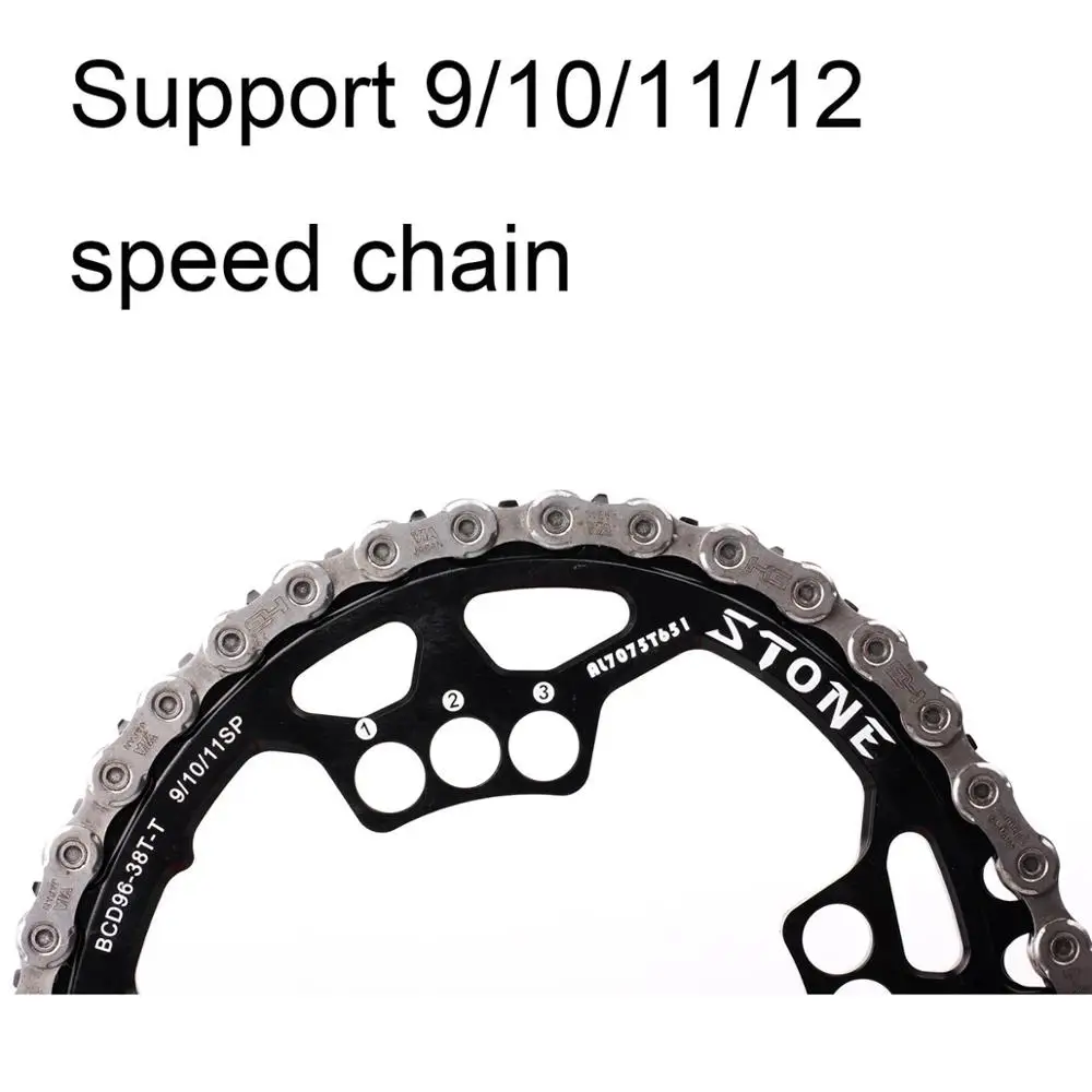 Каменная звезда 96BCD овальной формы для Shimano alivivo M782 M612 M4000 M672 XTC820 34 36 38 40 42 44 46T 48T MTB