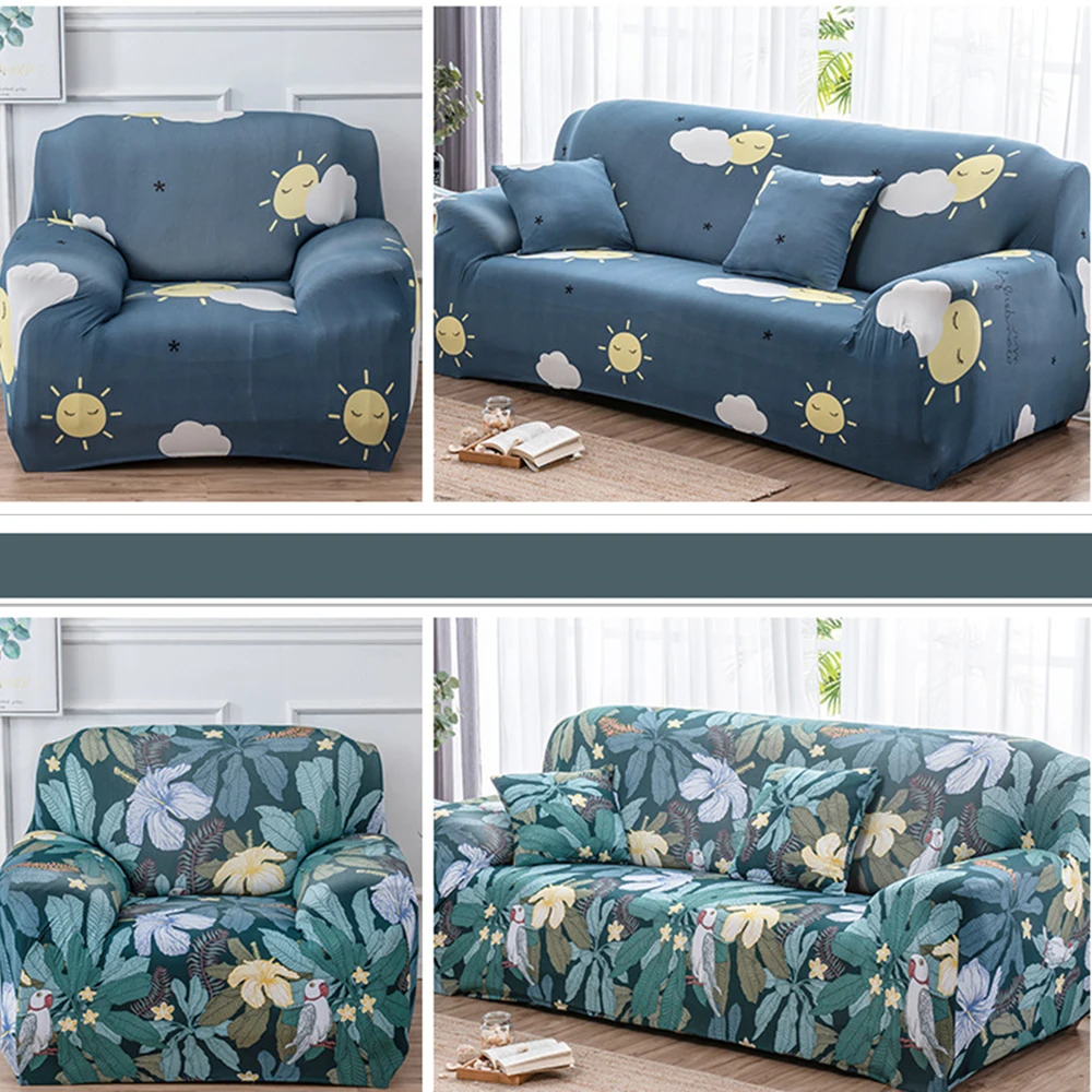 Новое поступление универсальный чехол для дивана 3 местный тропический растения