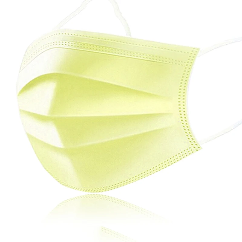 Маска одноразовая из нетканого материала для защиты лица 10-200 шт. | Аксессуары