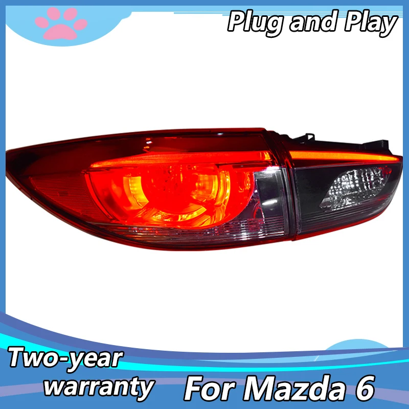 

Car Styling Tail Lamp for Mazda 6 Atenza Tail Lights Hybrid LED Tail Light LED Signal LED DRL Stop Rear Lamp Accessories