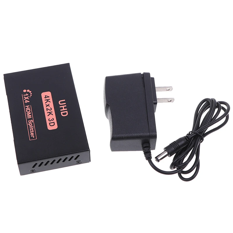 

4K HDMI Splitter Full HD 1080p Video HDMI Switch Switcher 1X4 Dual Display For HDTV DVD