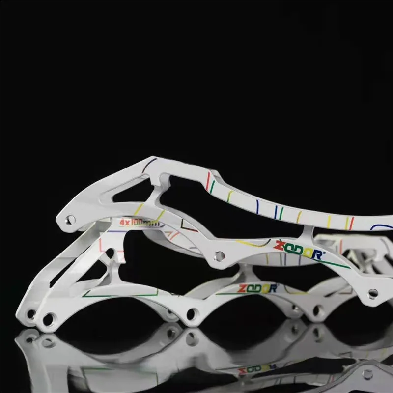 Оригинальные 4 колесные роликовые коньки ZODOR для марафона база скоростных