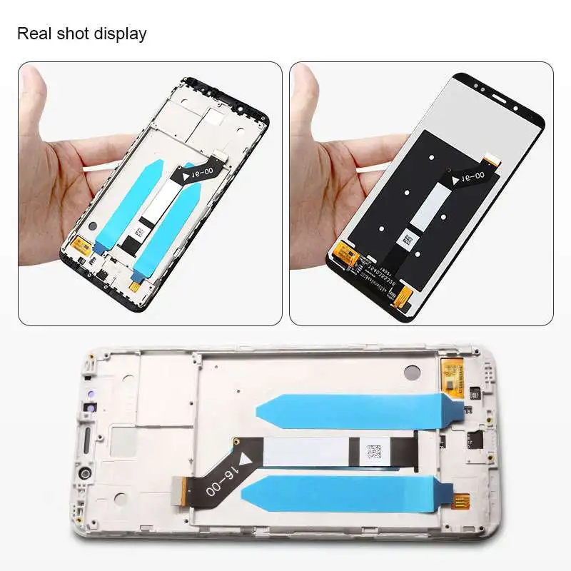 Чехол для Xiaomi Redmi 5 Plus оригинальный LCD дисплей 99 &quotсенсорный экран дигитайзер с