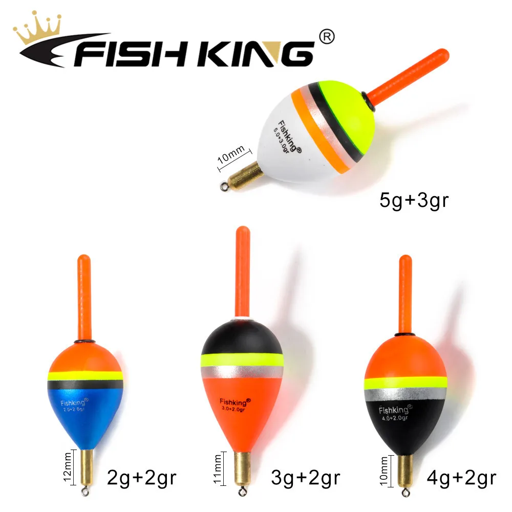 Рыбы король 5 шт. поплавок Баргузинский пихты 2 0 + 2.0gr/3 2.0gr/4 2.0gr/5 2.0gr Медь рыбалка