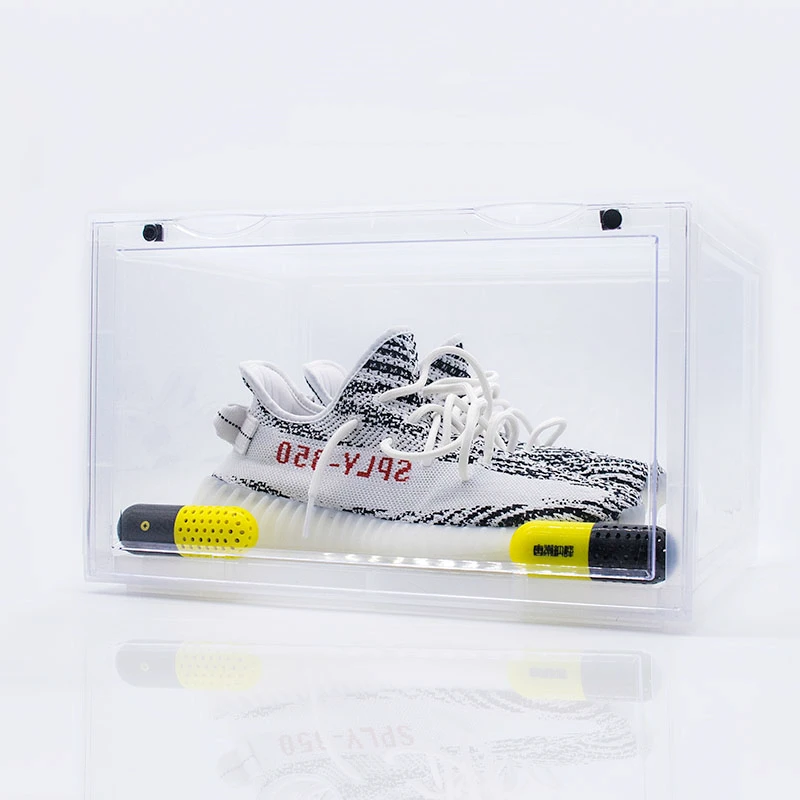Обувные коробки прозрачного пластика утепленные кроссовки ящик для хранения с