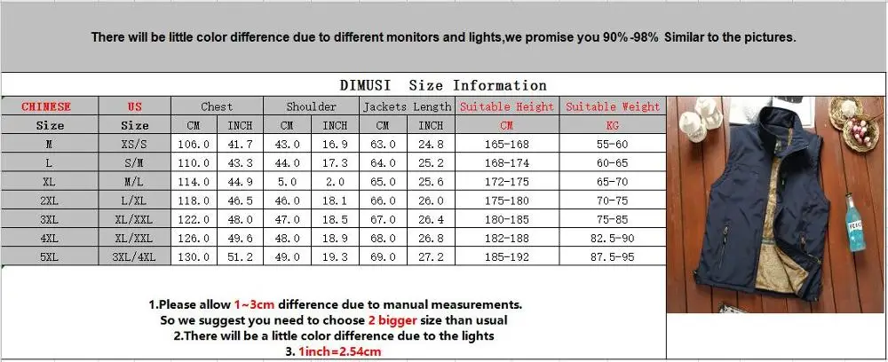 

DIMUSI Mens Fleece Vests Winter Male Warm Sleeveless Jackets Casual Outwear Thicken Fishing Waistcoats Mens Clothing 5XL